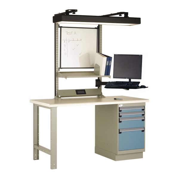 Workstation with Plastic Laminated Top