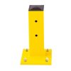 18" H Single Rail Post - Offset Base - Image 3