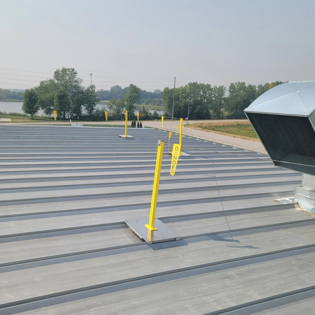 Rooftop Warning Line System 2