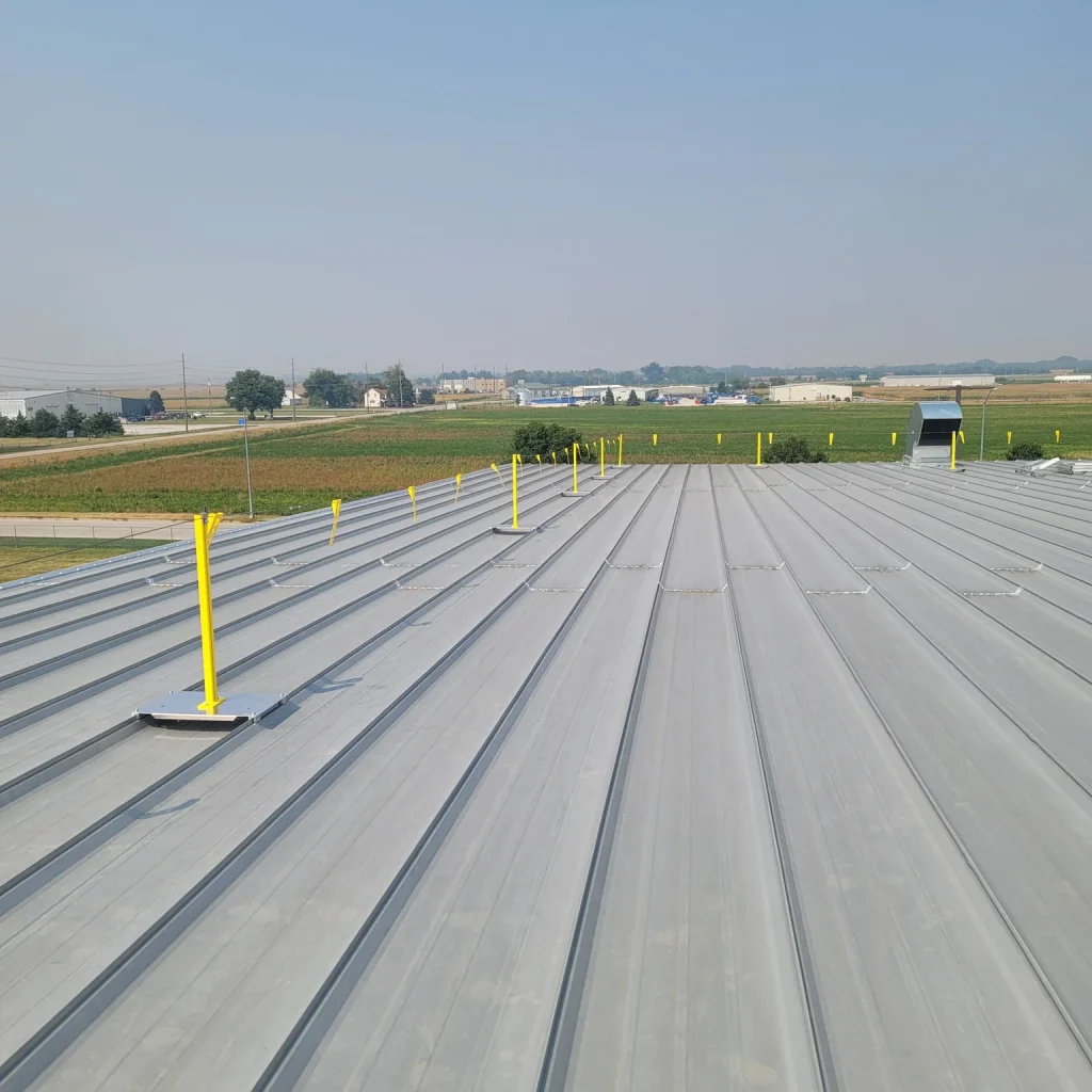 Rooftop Warning Line System 3