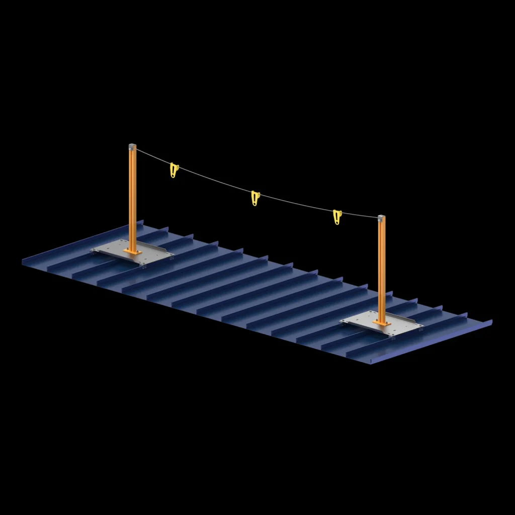 Rooftop Warning Line System 5