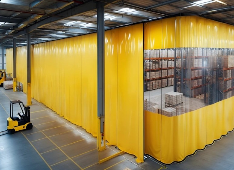Curtain Divider Warehouse 3