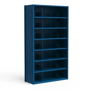 Closed Shelving, Perforated posts (36"W x 12"D x 75"H)