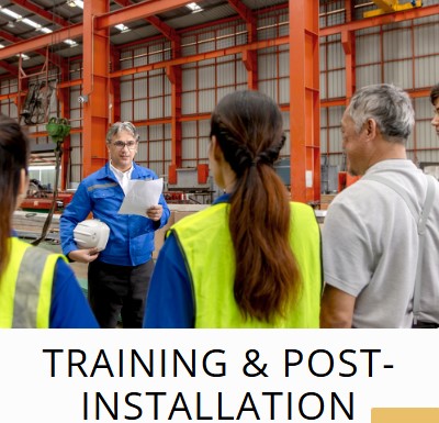 TRAINING AND POST INSTALLATION